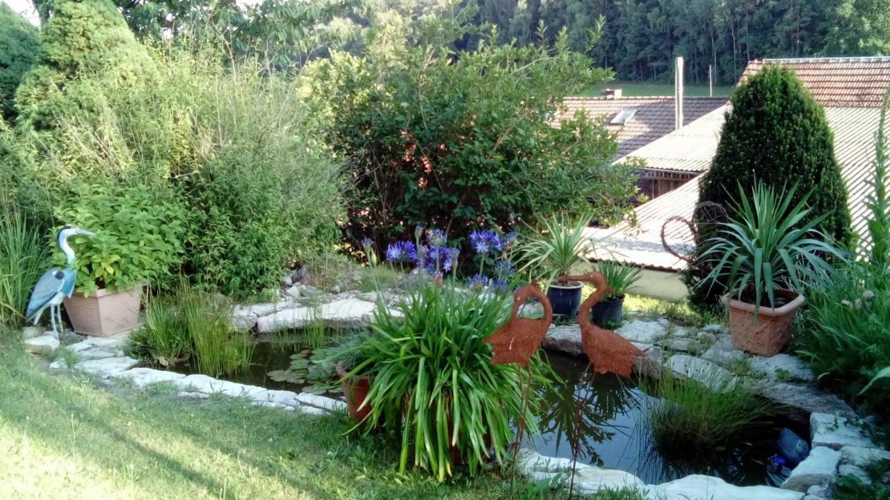 Apartment Mit Gartenblick Eckersdorf エクステリア 写真