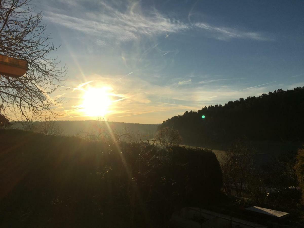 Apartment Mit Gartenblick Eckersdorf エクステリア 写真